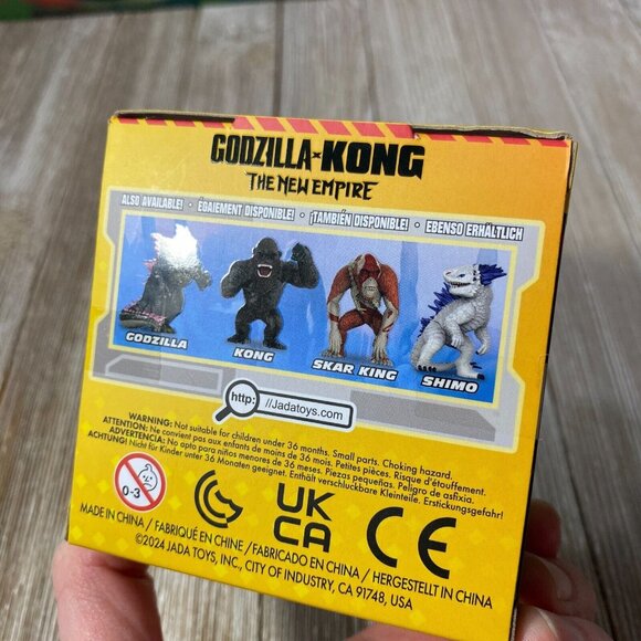 Godzilla x Kong The New Empire Godzilla And Kong Set Of 2 Metalfigs Die Cast Toy - Picture 9 of 15